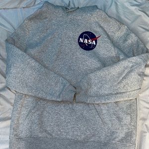 Gray H&M NASA Oversized Sweatshirt